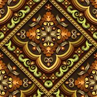 Vector abstract decorative ethnic ornamental seamless pattern