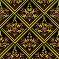 Vector abstract decorative ethnic ornamental seamless pattern