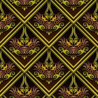 Vector abstract decorative ethnic ornamental seamless pattern