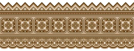 Abstract ethnic pattern, ornamental background vector