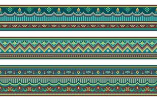Abstract ethnic pattern, ornamental background vector