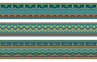 Abstract ethnic pattern, ornamental background vector