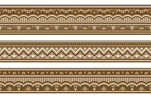 Abstract ethnic pattern, ornamental background vector