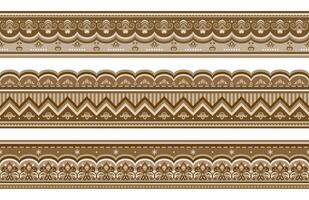 Abstract ethnic pattern, ornamental background vector