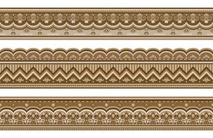 Abstract ethnic pattern, ornamental background vector