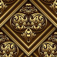 Vector abstract decorative ethnic ornamental seamless pattern