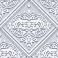 Vector abstract decorative ethnic ornamental seamless pattern