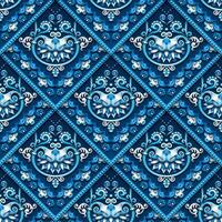 Vector abstract decorative ethnic ornamental seamless pattern