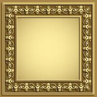 Vector abstract ornamental nature vintage frame