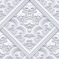 Vector abstract decorative ethnic ornamental seamless pattern