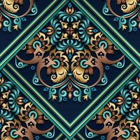 Vector abstract decorative ethnic ornamental seamless pattern