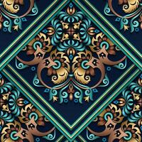 Vector abstract decorative ethnic ornamental seamless pattern