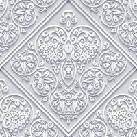 Vector abstract decorative ethnic ornamental seamless pattern