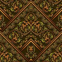 Vector abstract decorative ethnic ornamental seamless pattern