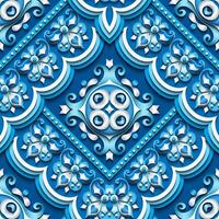 Vector abstract decorative ethnic ornamental seamless pattern