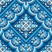 Vector abstract decorative ethnic ornamental seamless pattern