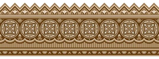 Abstract ethnic pattern, ornamental background vector