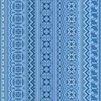 Abstract ethnic stripe vintage background vector