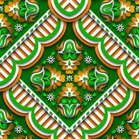 Vector abstract decorative ethnic ornamental seamless pattern