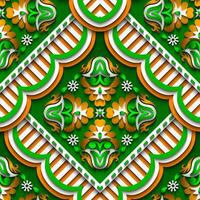 Vector abstract decorative ethnic ornamental seamless pattern