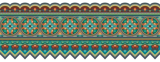 Abstract ethnic pattern, ornamental background vector