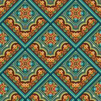 Vector abstract patch pattern. Mosaic tile background