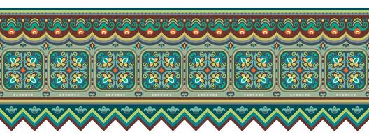 Abstract ethnic pattern, ornamental background vector