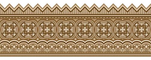 Abstract ethnic pattern, ornamental background vector