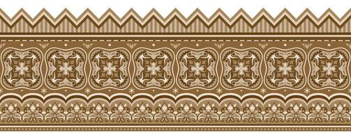 Abstract ethnic pattern, ornamental background vector