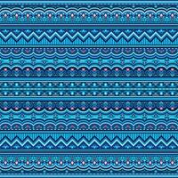 Abstract ethnic stripe seamless pattern, ornamental vector vintage background