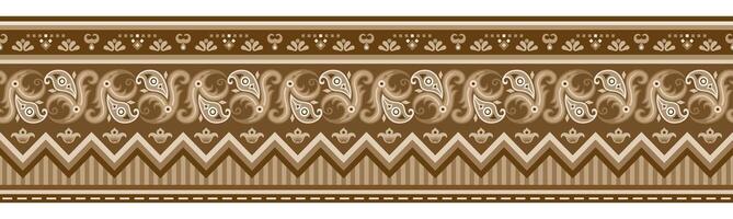 Abstract ethnic pattern, ornamental background vector