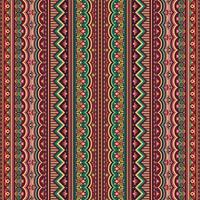 Abstract ethnic stripe seamless pattern, ornamental vector vintage background