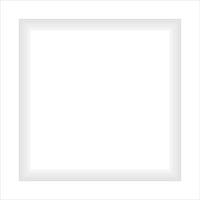 Grey photo frame, realistic square photo frame, rectangle size. vector