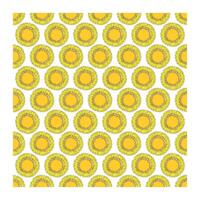 Geometry seamless pattern. prickly circles, metamorphoses, print for clothing. Abstract flowers with outline. vector