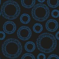 A seamless pattern of circles of different diameters, similar to neon dandelions. print for fabrics and textiles. vector