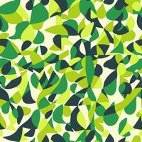 Abstract seamless pattern in green colors. Random print vector