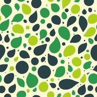 Abstract seamless pattern in green colors. Spotted print vector