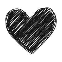 Hand drawn beautiful vector heart