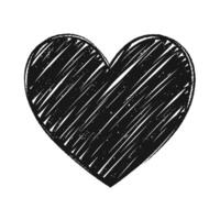 Hand drawn beautiful vector heart