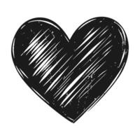 Hand drawn beautiful vector heart