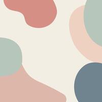 abstract background with pastel color shapes vector