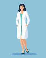 Female doctor. Medicine concept illustration vector