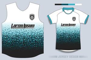 Sports jersey and t-shirt template sports jersey design vector. Sports design for football, racing, gaming jersey. Vector. Pro Vector