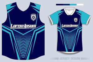 Sports jersey and t-shirt template sports jersey design vector. Sports design for football, racing, gaming jersey. Vector. Pro Vector