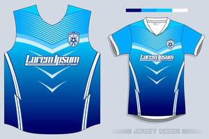 Sports jersey and t-shirt template sports jersey design vector. Sports design for football, racing, gaming jersey. Vector. Pro Vector