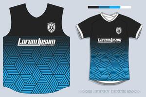 Sports jersey and t-shirt template sports jersey design vector. Sports design for football, racing, gaming jersey. Vector. Pro Vector