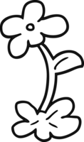 icono de flor de dibujos animados png