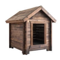 AI generated Generative AI Handmade   on transparent background  Wooden Pet House png