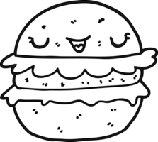 tekenfilm hamburger icoon png