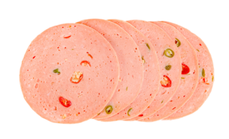 bologna sliced isolated png